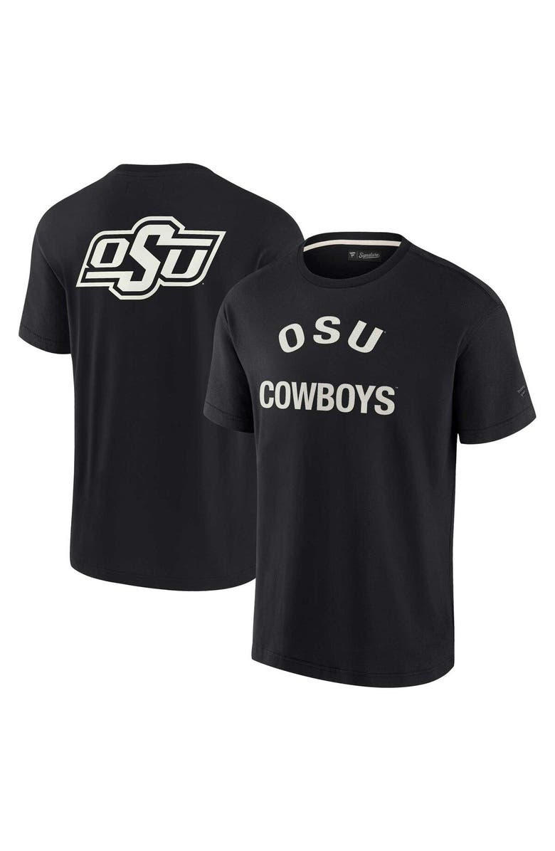 Fanatics Signature Unisex Fanatics Signature Black Oklahoma State Cowboys Elements Super Soft Short Sleeve T-Shirt, Main, color, Black