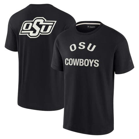 Unisex Fanatics Signature Black Oklahoma State Cowboys Elements Super Soft Short Sleeve T-Shirt