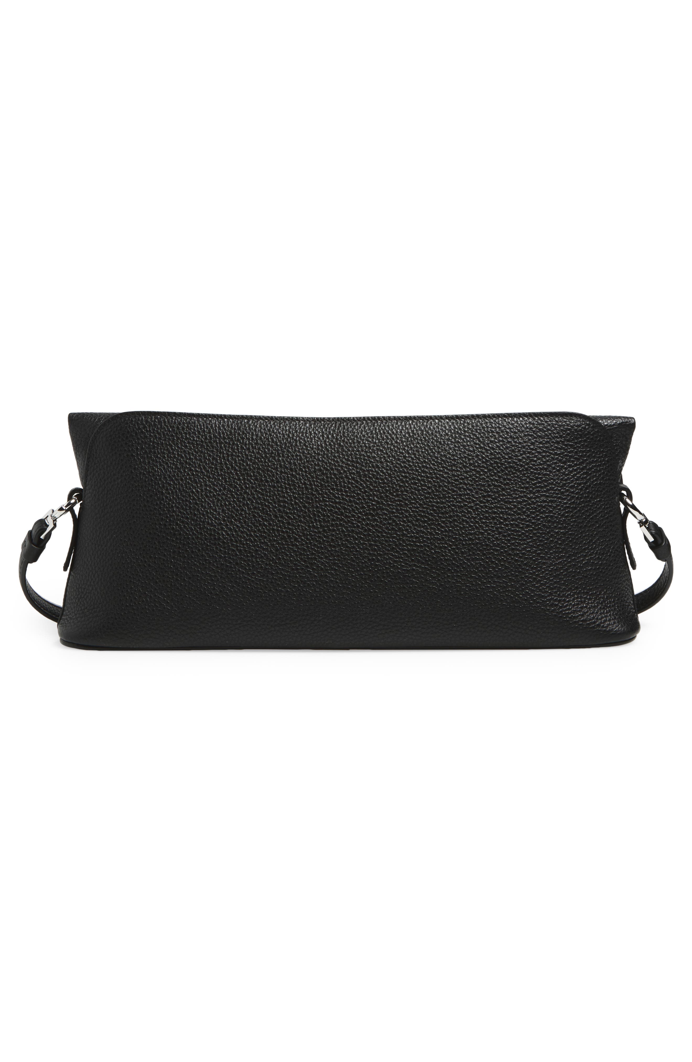 Maison Margiela 5AC Leather Crossbody Bag, Alternate, color, Black