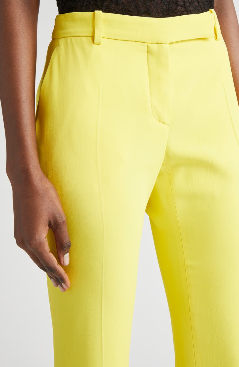 McQueen Leaf Wool Crepe Pants, Alternate, color,