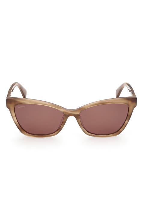 58mm Cat Eye Sunglasses