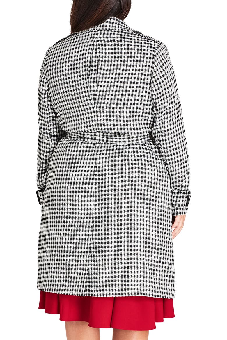 Sherlock Trench Coat, Alternate, color, BLACK