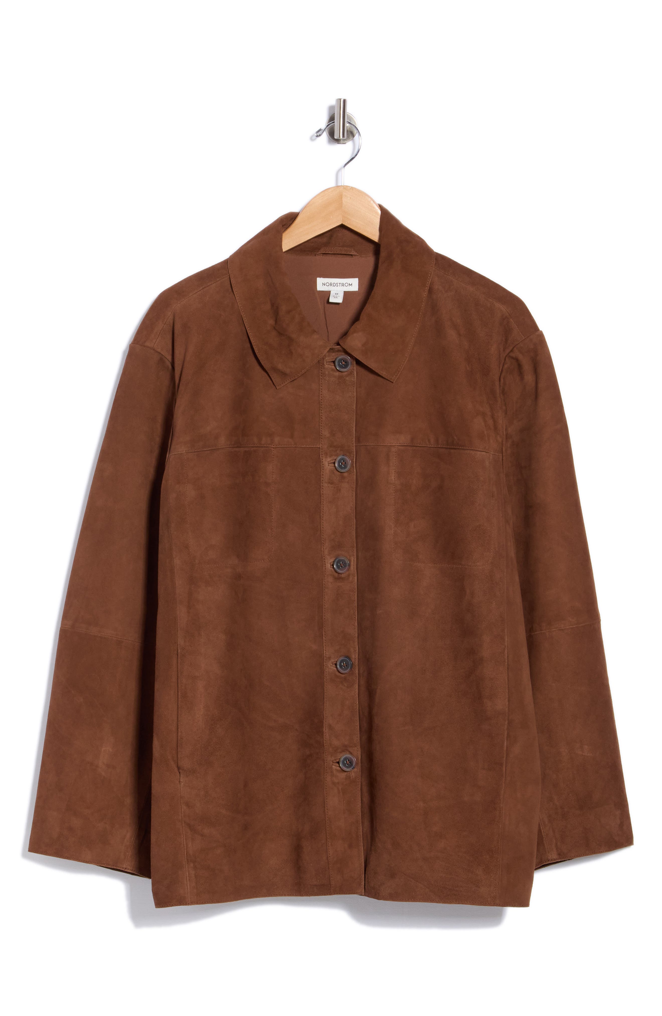 Suede Shirt Jacket