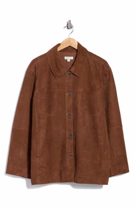 Suede Shirt Jacket