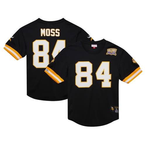 Mitchell & Ness Nfl Vikings 2000 Randy Moss T-shirt In Black