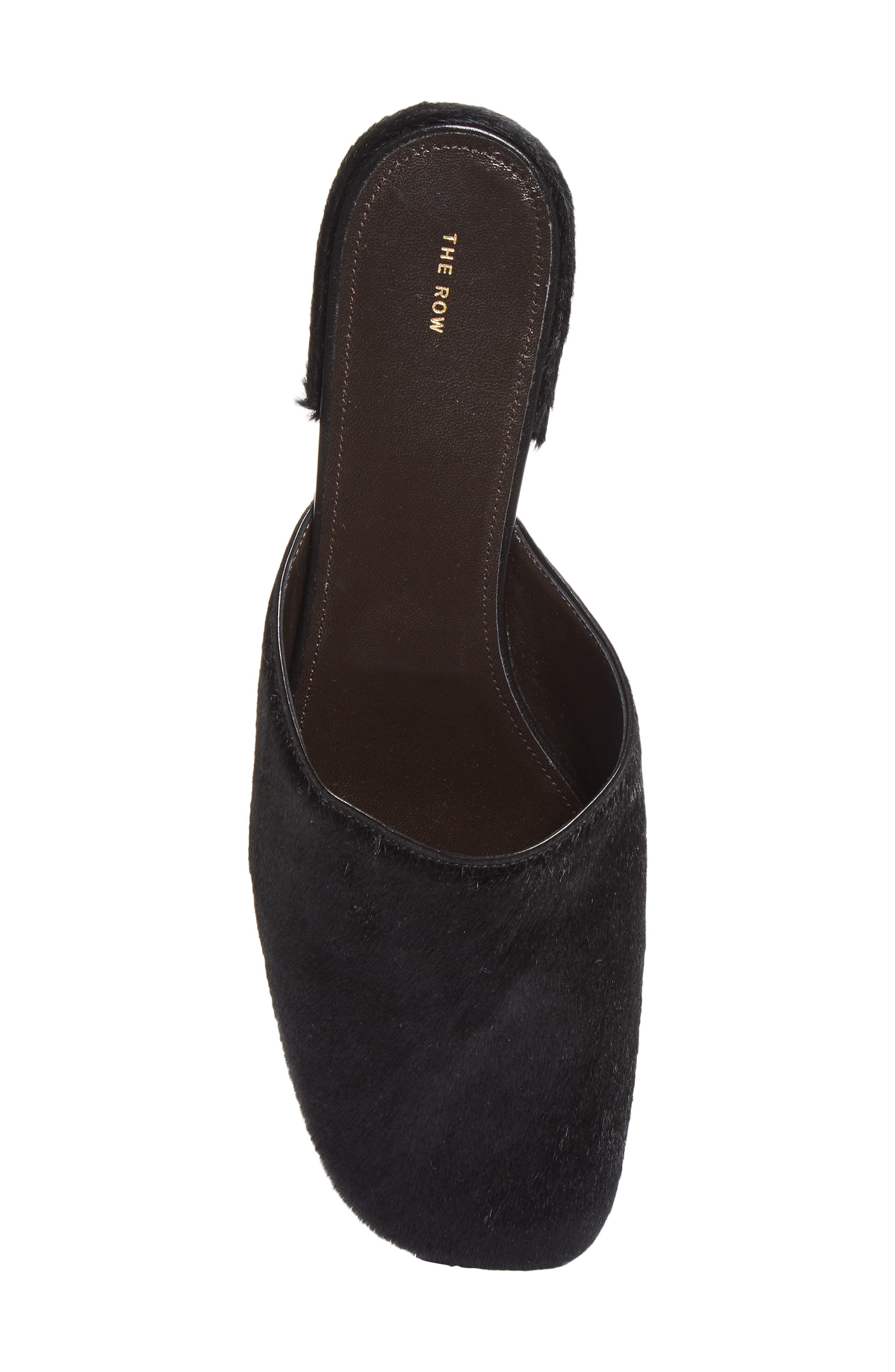 The Row Penelope Genuine Calf Hair Mule, Alternate, color, Black