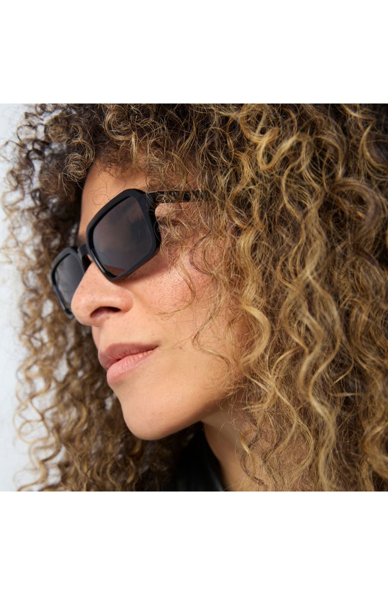 French Kiwis Eyewear Lou Sunglasses, Alternate, color, Black