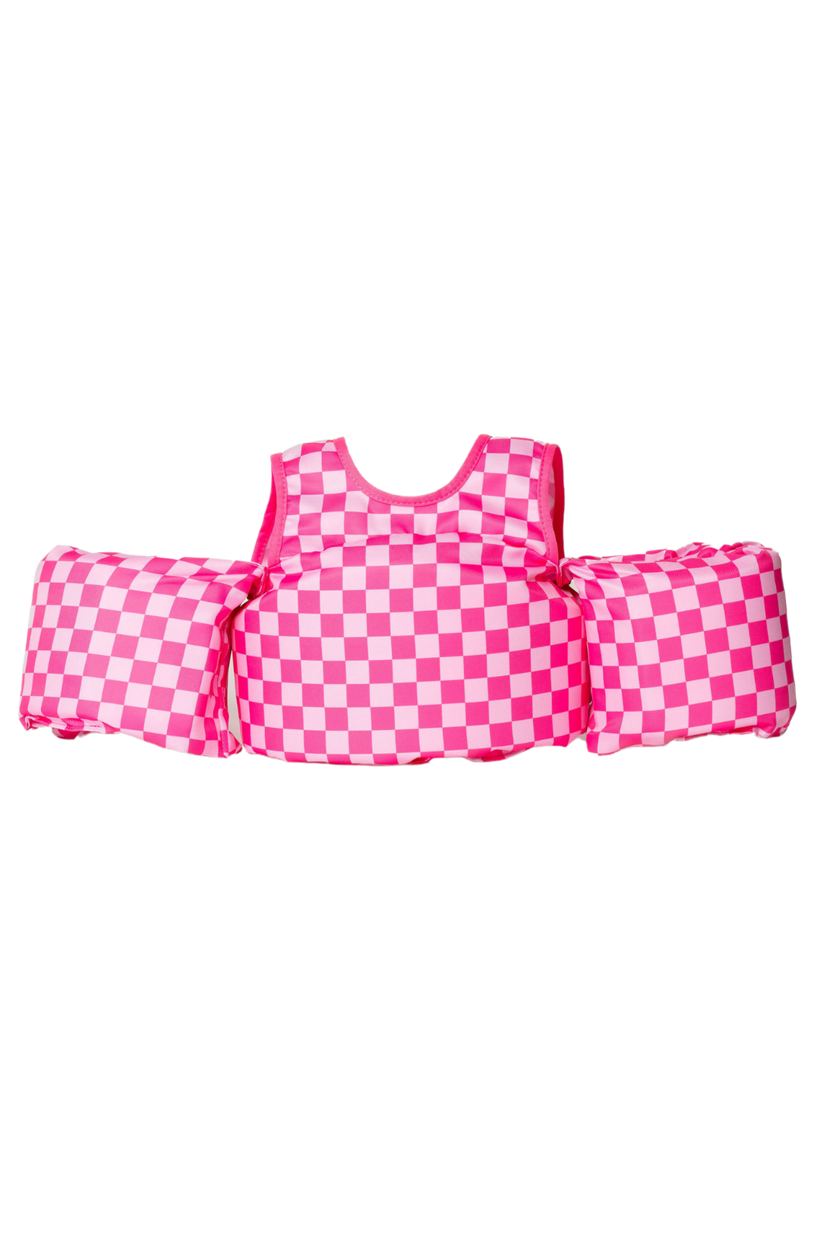 dripfloats Kids Float in Pink Checkered 