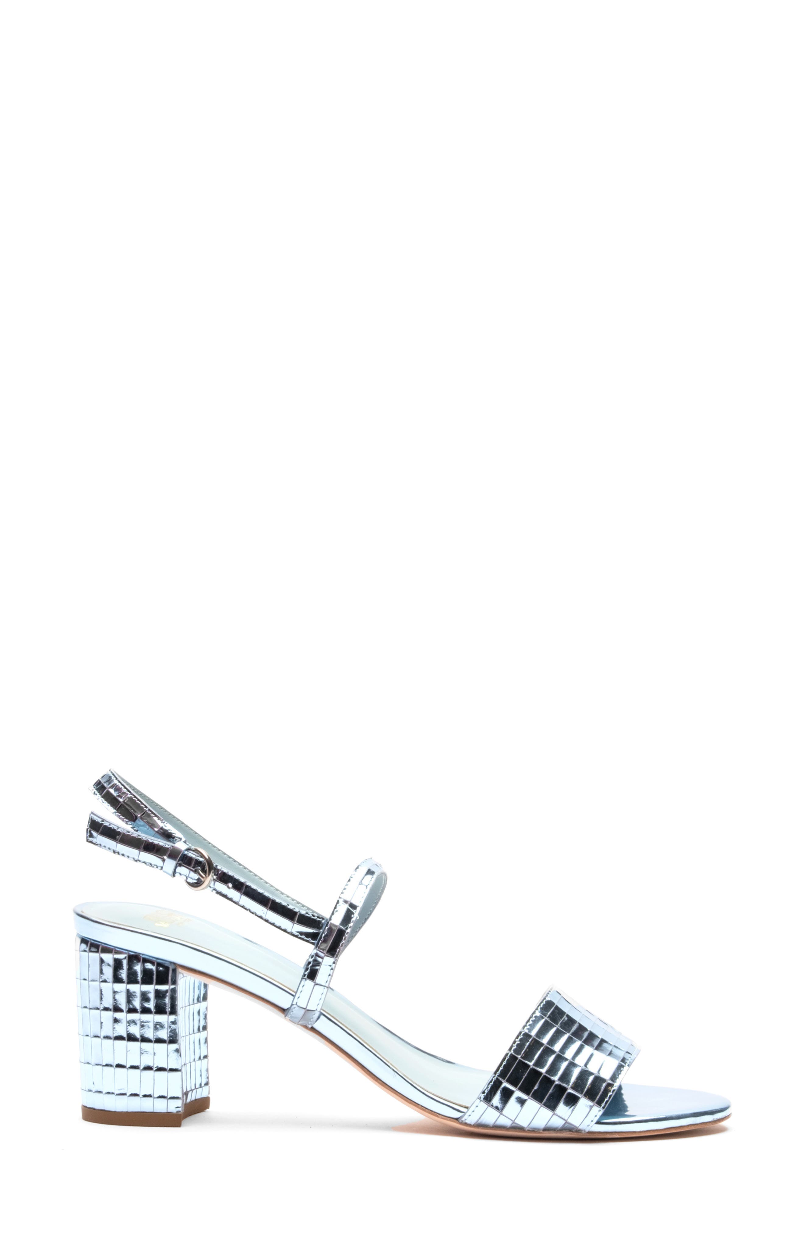 Frances Valentine Bettina Disco Block Heel Sandal, Alternate, color, 