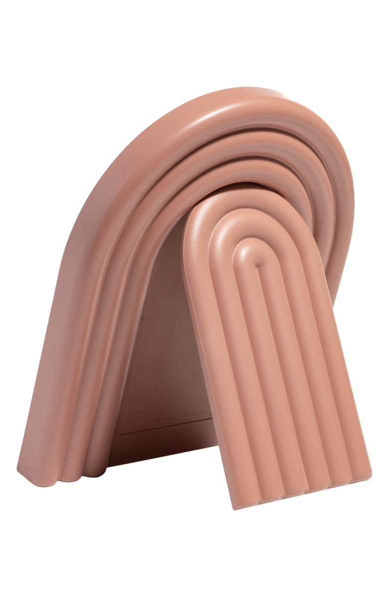 Kitsch LED Desk Mirror, Alternate, color, Terracotta