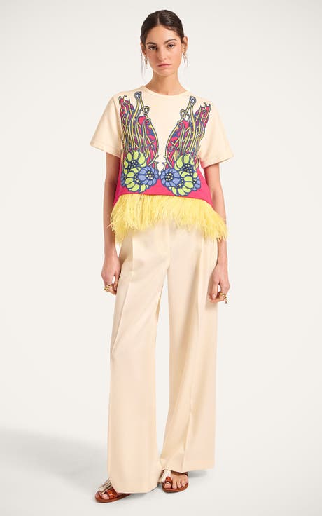 La Scala Tee (With Feathers)