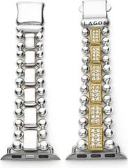 LAGOS 18K Gold & Sterling Silver Diamond Apple Watch® Watchband