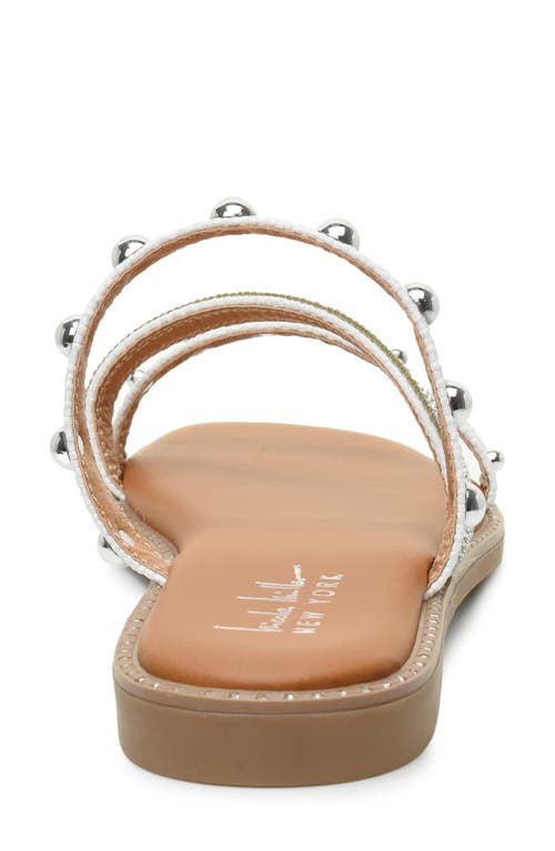NICOLE MILLER NICOLE MILLER STRAPPY STUD SLIDE SANDAL 