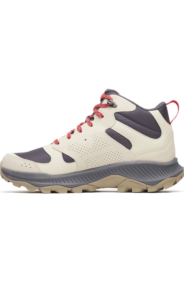 Merrell Tempo Sol Waterproof Mid Top Hiking Boot, Alternate, color, Stucco/ Comet