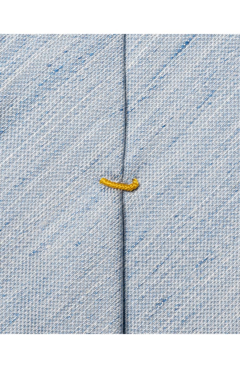 Eton Light Blue Solid Linen & Silk Tie, Alternate, color, Light Blue