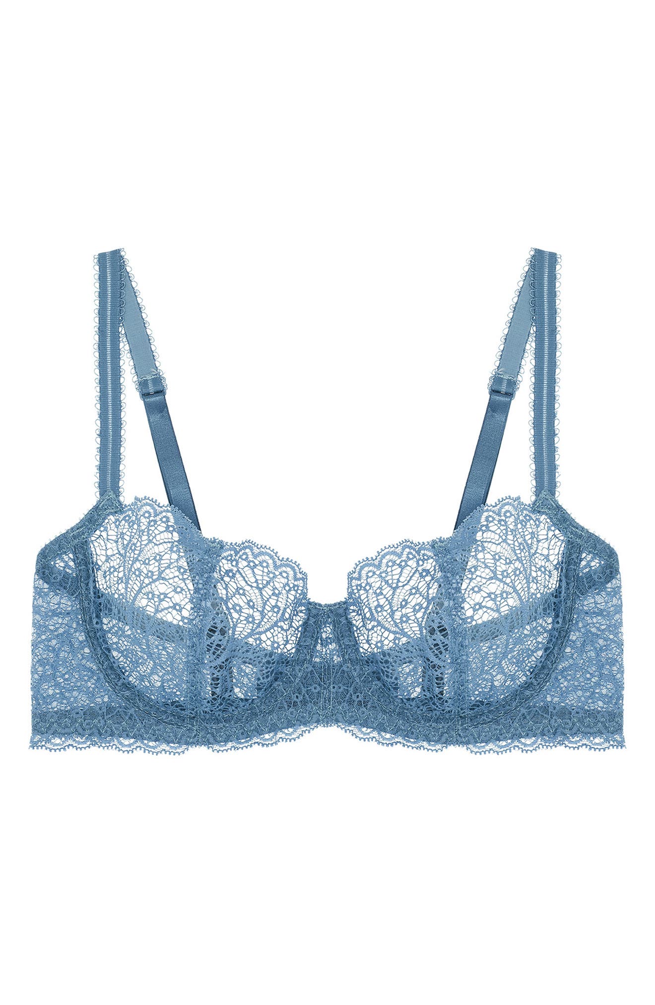 JOURNELLE Allegra Underwire Balconette Bra in Parisian Bleue 