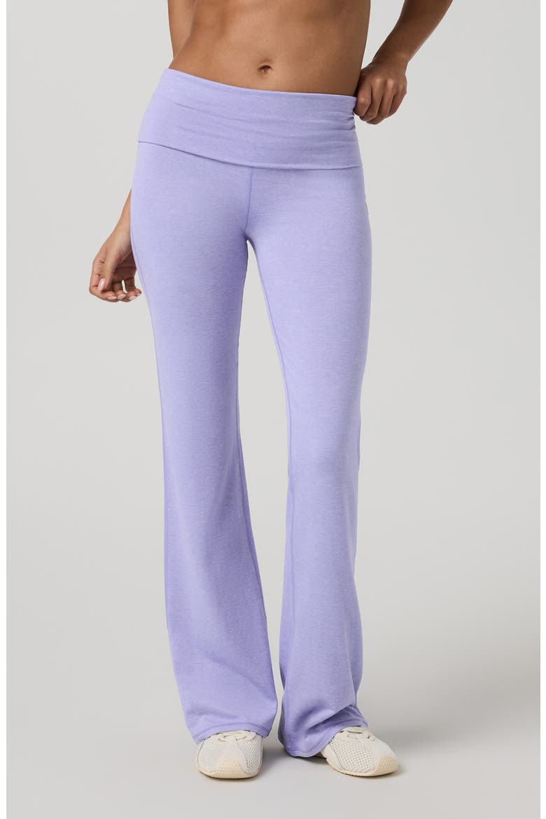 Halo Foldover Pants, Alternate, color, HYACINTH HEATHER