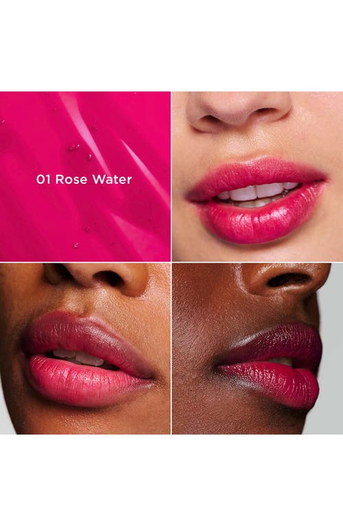 Clarins Hydrating Water Lip Stain Kiss-proof & Matte Finish In Rose Water