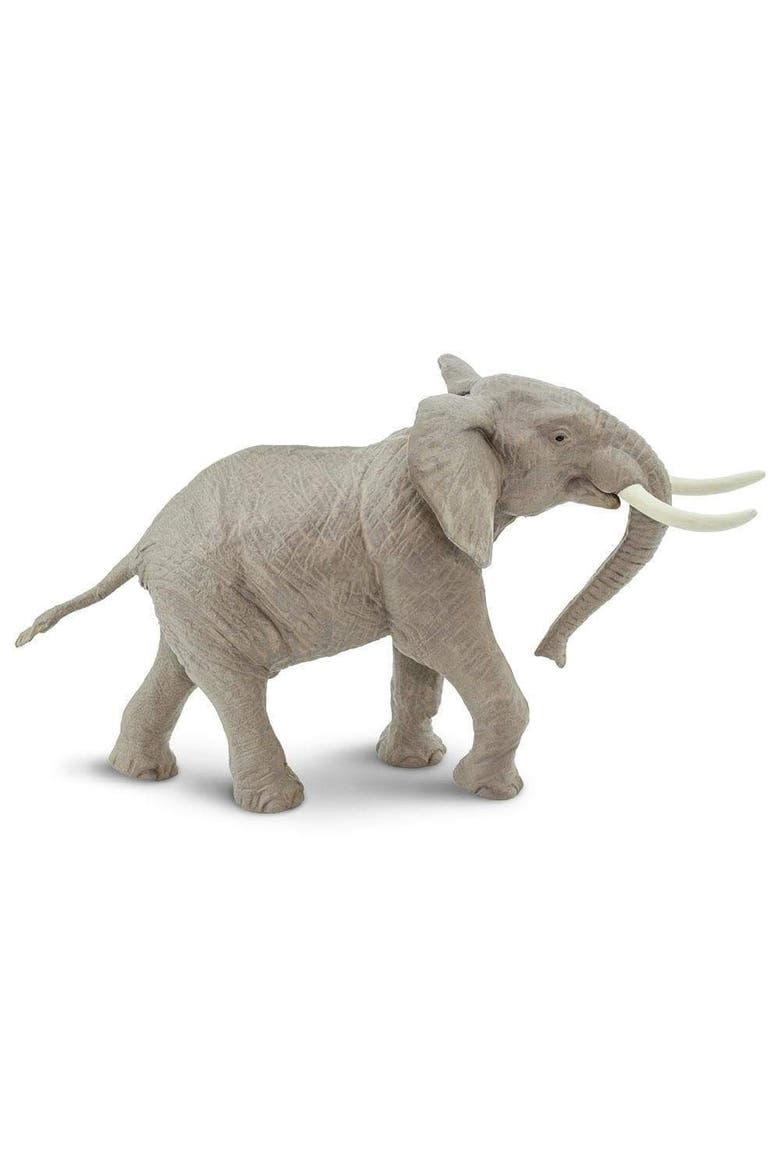 African Bull Elephant Kids Toy Figure, Main, color, None