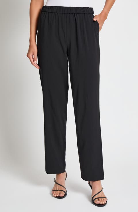パンツ ALLSAINTS Women Straight Pants LOUISA WP534Z BLACK Black WP534Z-5-1