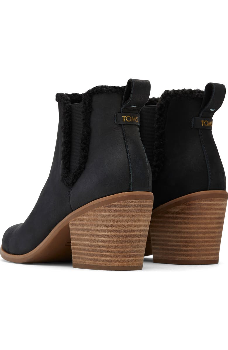 TOMS Everly Faux Fur Trim Bootie, Alternate, color,