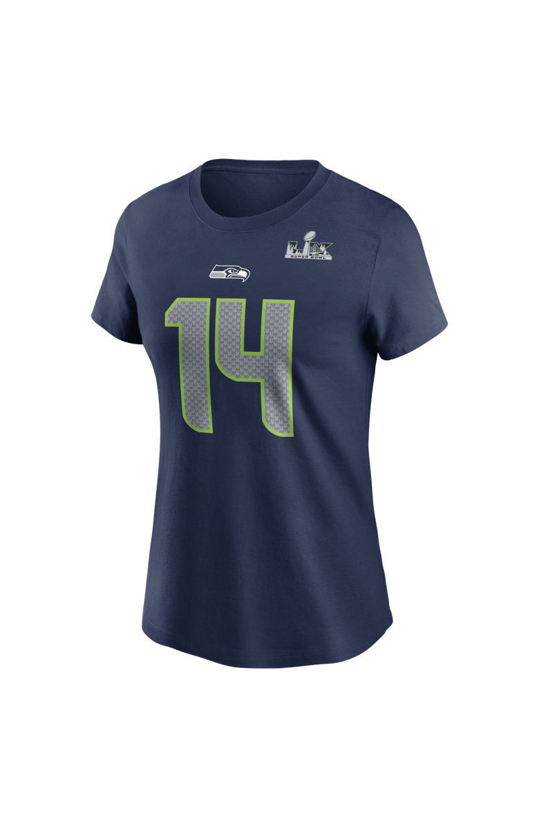 Nike Women's Nike Sam Darnold College Navy Seattle Seahawks Super Bowl LX Patch Name & Number T-Shirt, Alternate, color, College Navy