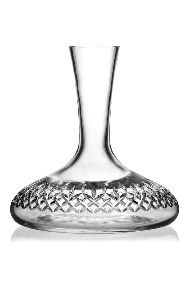 Lismore Essence Leaded Crystal Wine Decanter, Main, color, NO COLOR