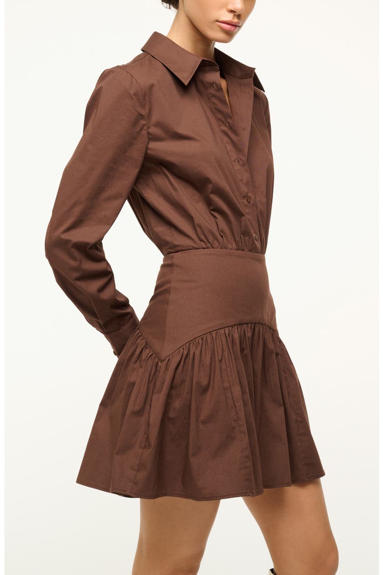 Rocco Long Sleeve Minidress, Alternate, color, EARTH