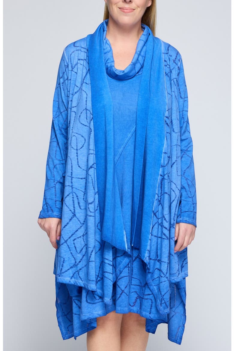 Axel Devore Cotton Jersey Duster, Main, color, Blue