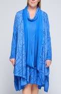 LUUKAA Axel Devore Cotton Jersey Duster