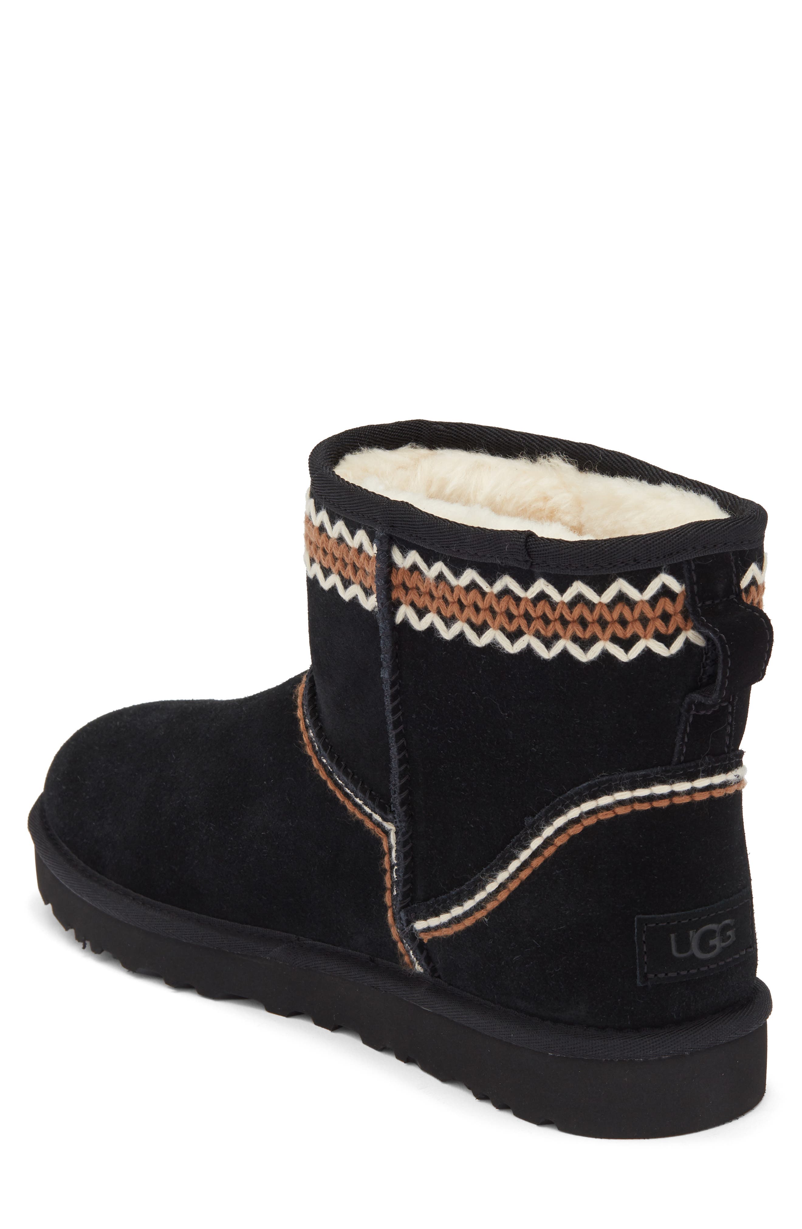 UGG<sup>®</sup> Classic Mini Atherson Boot, Alternate, color, Black