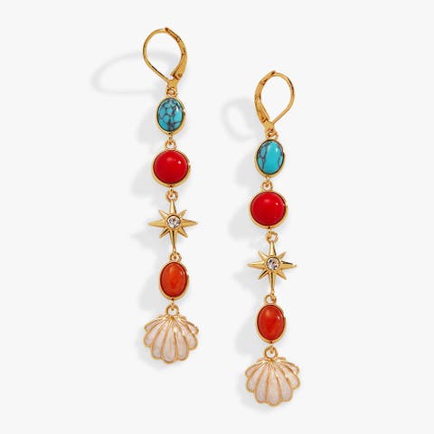 Moonlight Beach Linear Earring