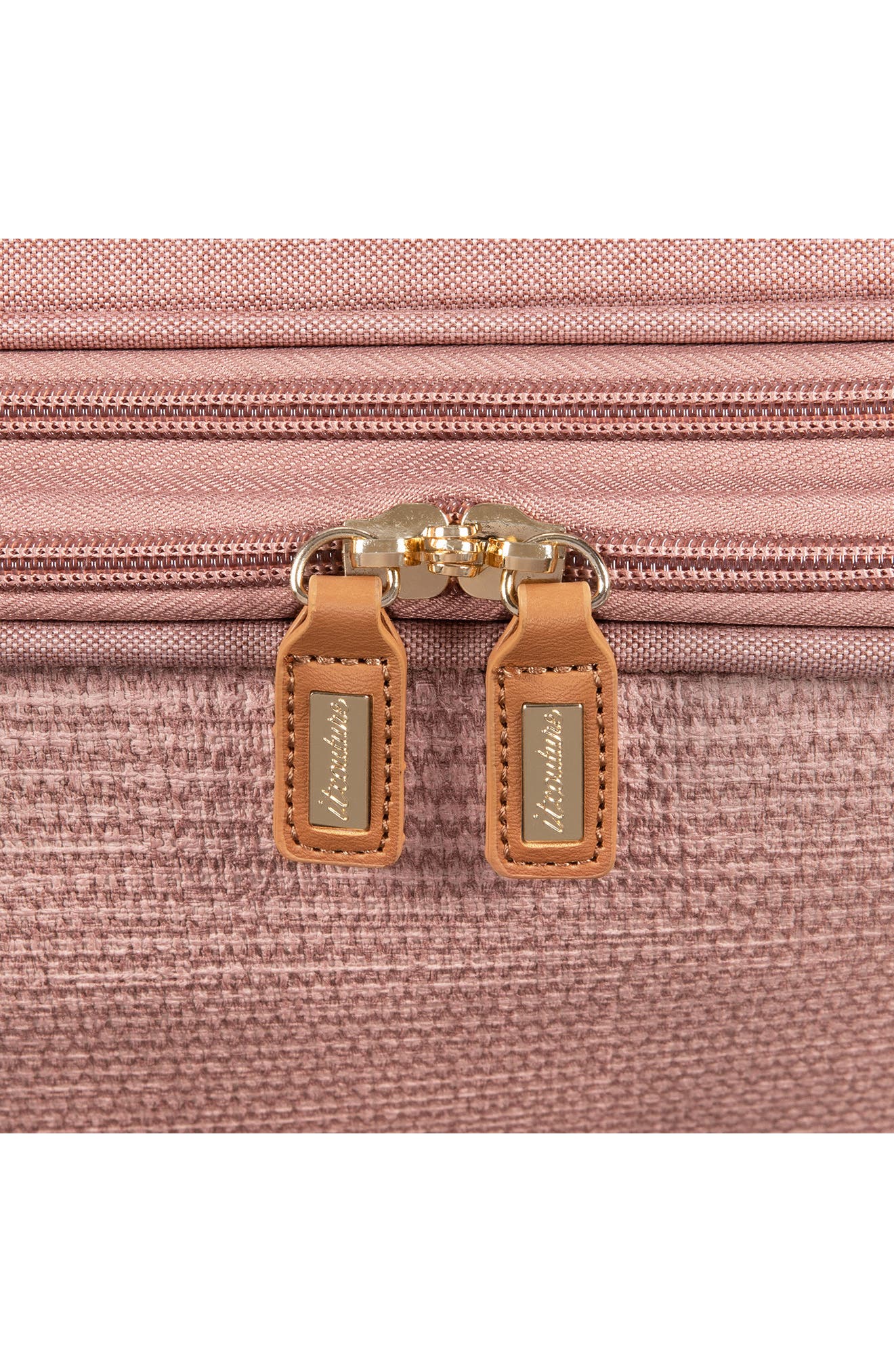 IT COUTURE Odelia 32-Inch Soft Shell Spinner Suitcase, Alternate, color, Pink / Brown