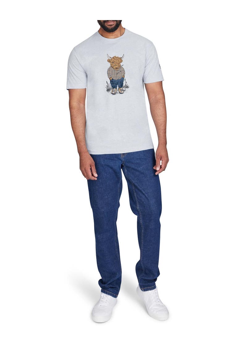 YFC Bully Boy Farmer T-Shirt, Alternate, color, Grey Marl