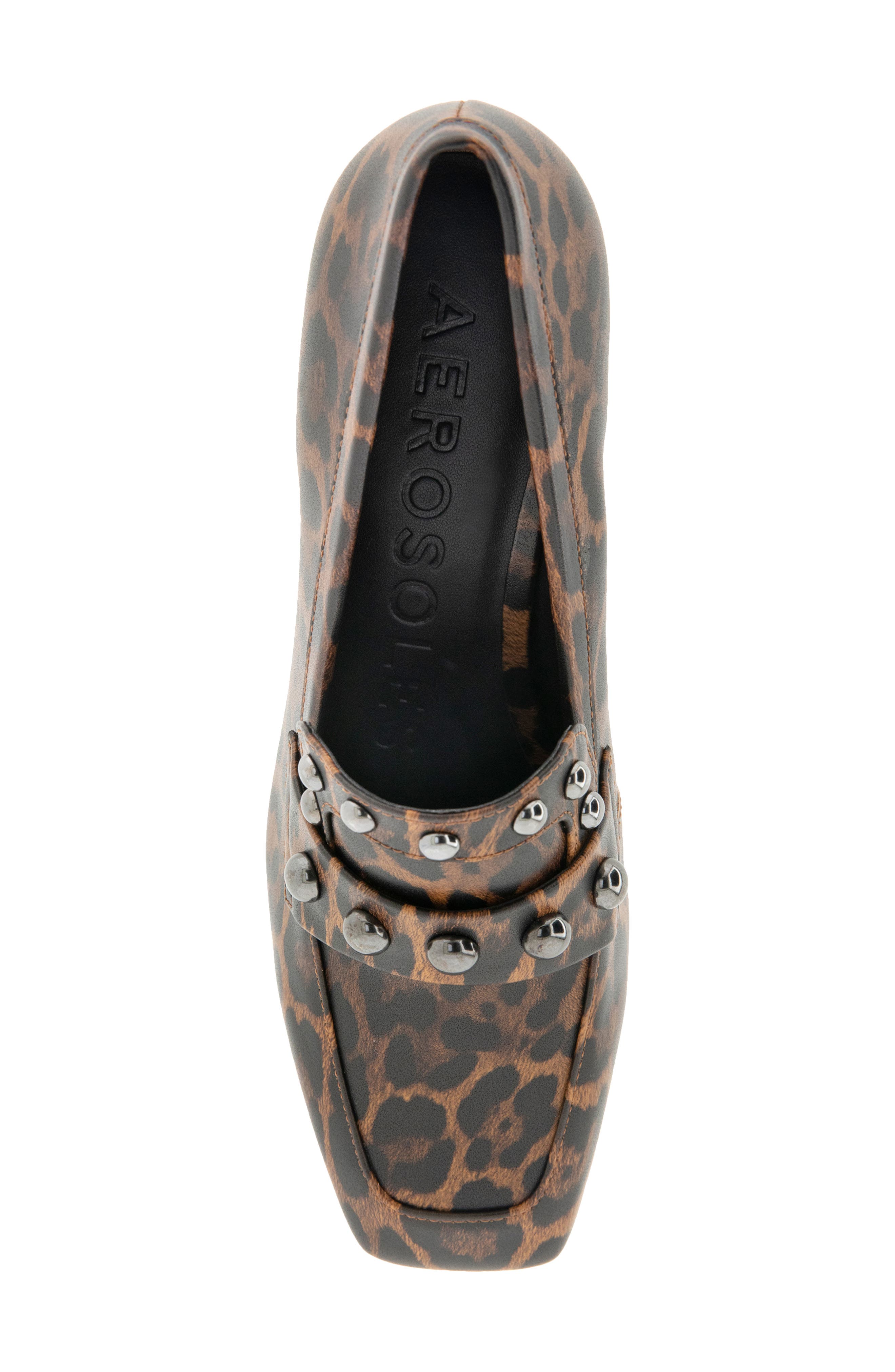 Aerosoles Izell Square Toe Pump, Alternate, color, Leopard Print Faux Leather
