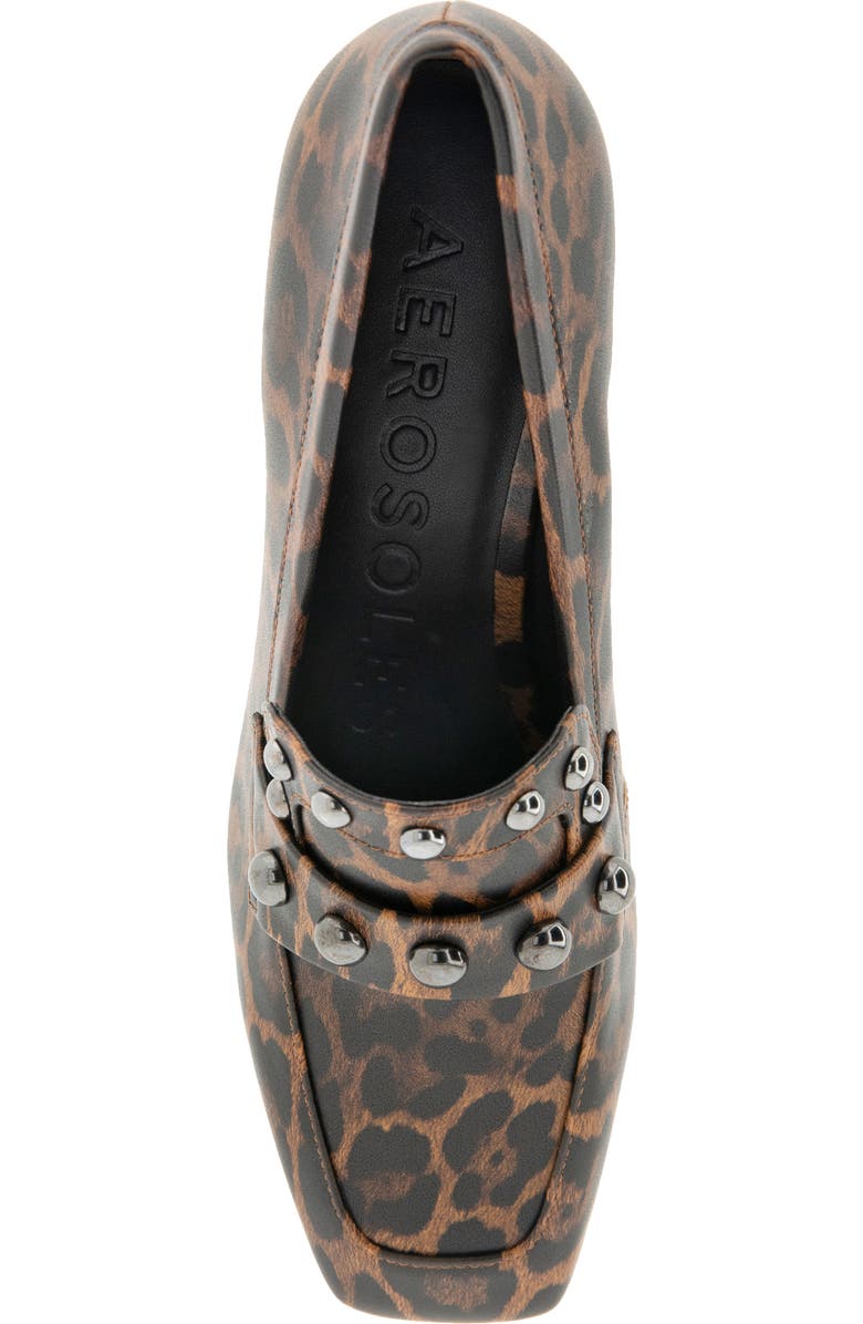 Aerosoles Izell Square Toe Pump, Alternate, color, Leopard Print Faux Leather
