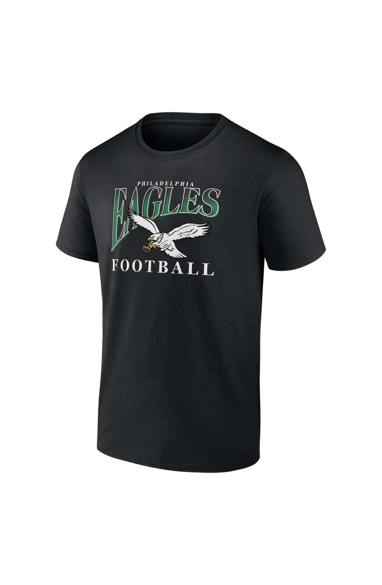FANATICS Men's Fanatics  Black Philadelphia Eagles Football T-Shirt, Alternate, color, 