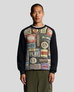 Lyle & Scott Fruit Machine Graphic Crew Neck Sweater