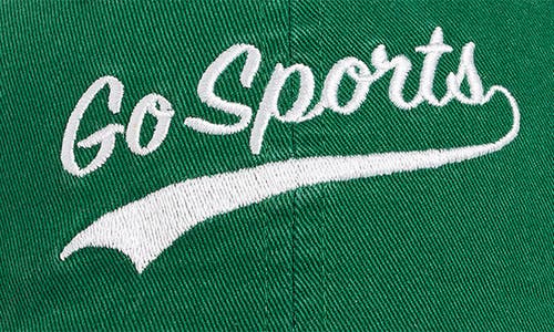 Favorite Daughter Go Sports Cotton Twill Adjustable Baseball Cap In Green