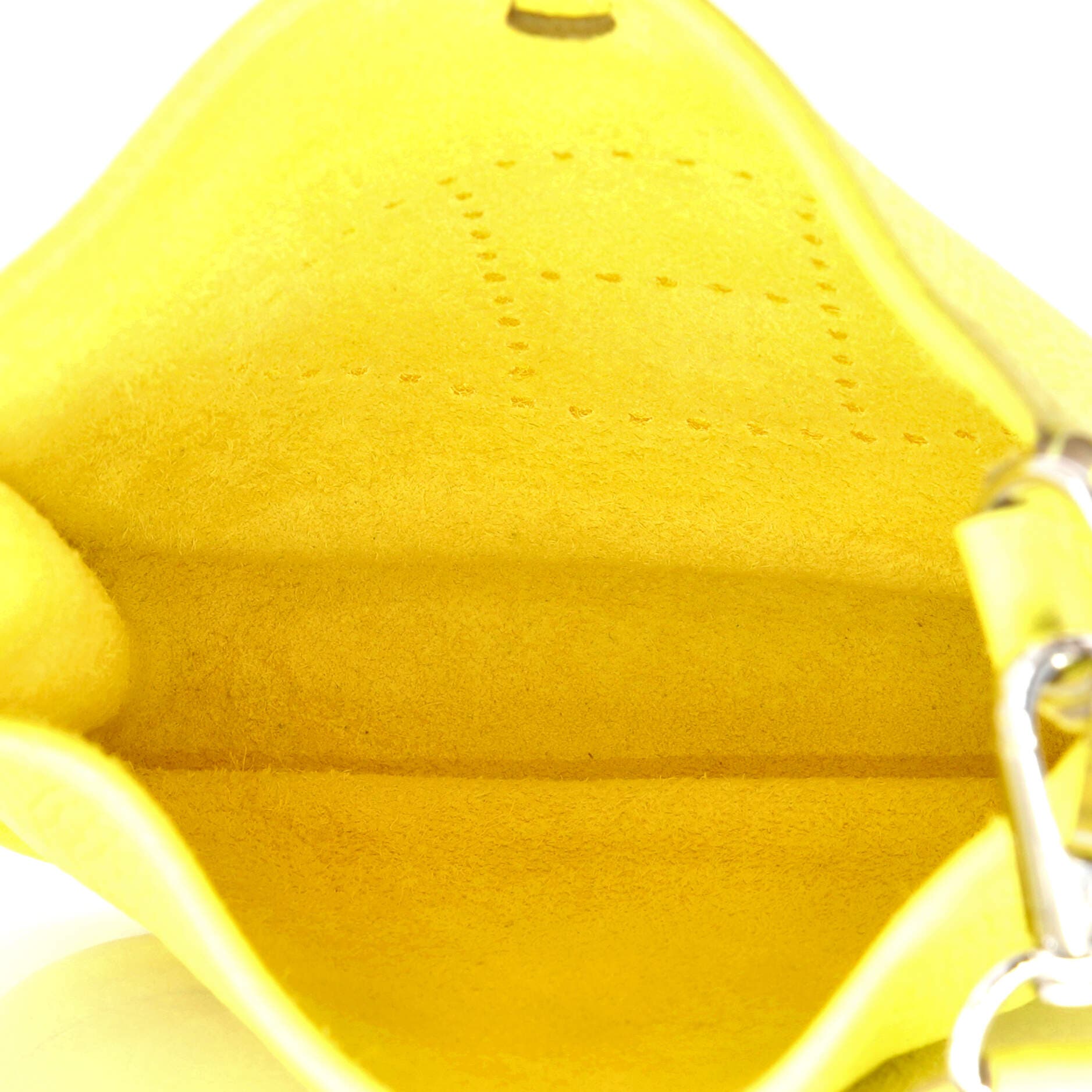 Pre-Owned Hermes Evelyne Bag Gen III Clemence TPM, Alternate, color, Lime