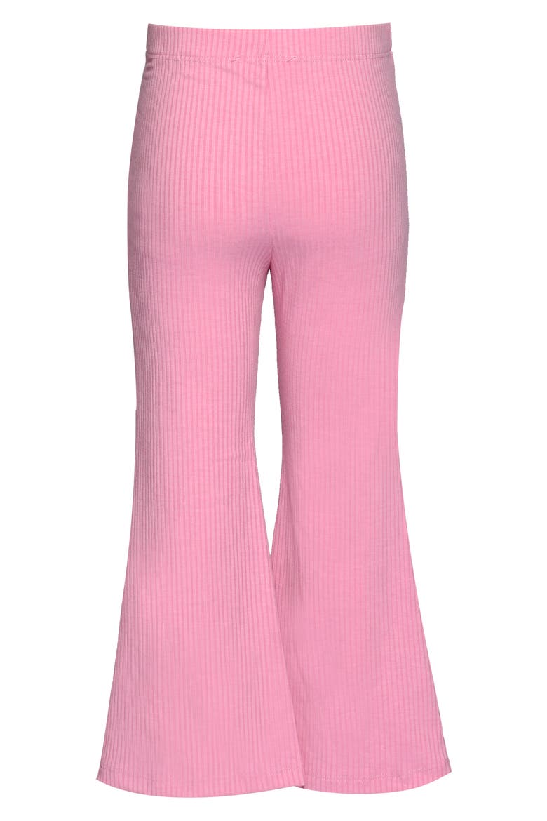 Crystal Embellished Flare Leg Pants, Main, color, BRIGHT PINK