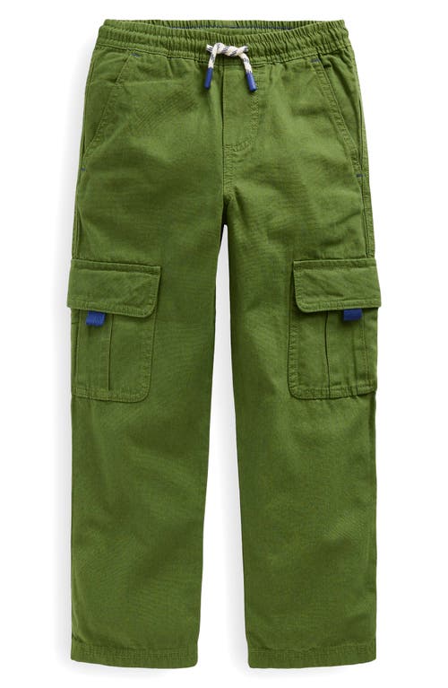 Mini Boden Everyday Cargo Trousers Brocolli Green Boys Boden In Broccoli Green