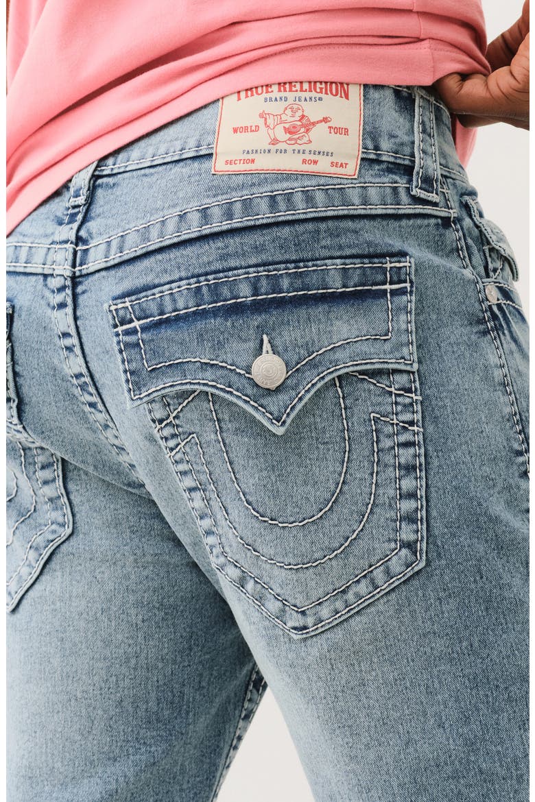 Geno Big T Flap Slim Fit Jeans, Alternate, color, LIGHT MELLOW WASH