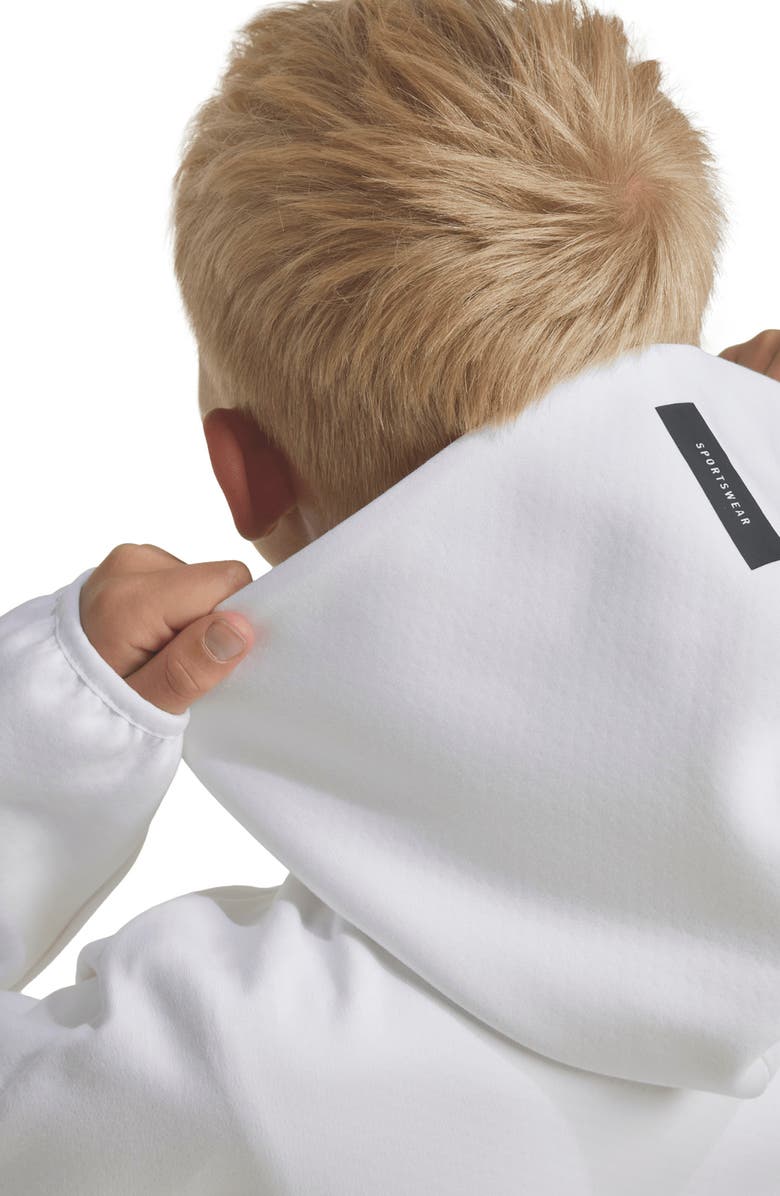 adidas Kids' Z.N.E. Hoodie, Alternate, color, White/Blac