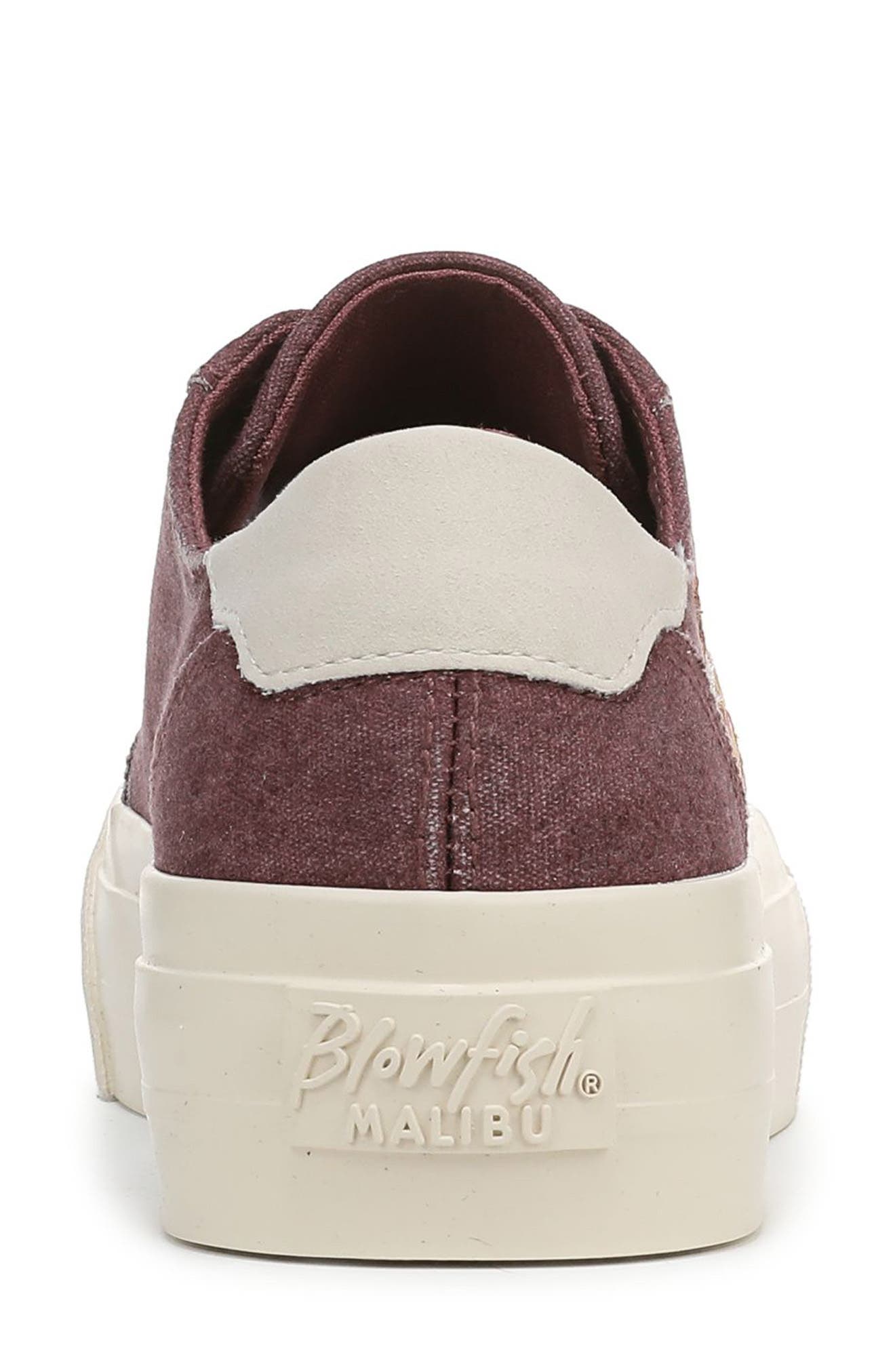 Blowfish Malibu Sadie-Sun 3 Platform Sneaker, Alternate, color, Deep Red Canvas