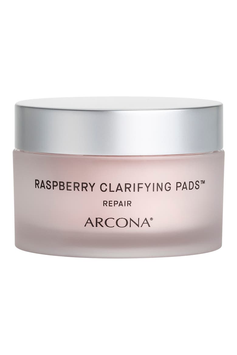Raspberry Clarifying Pads Blemish Reducing Face Toner Pads, Main, color, NO COLOR