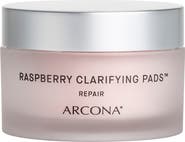 ARCONA Raspberry Clarifying Pads Blemish Reducing Face Toner Pads