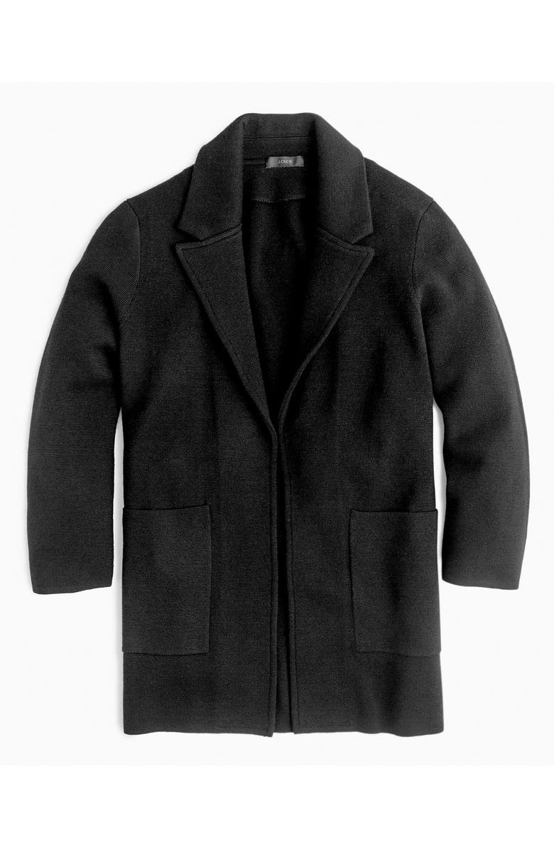J.Crew Open Front Sweater Blazer, Alternate, color,