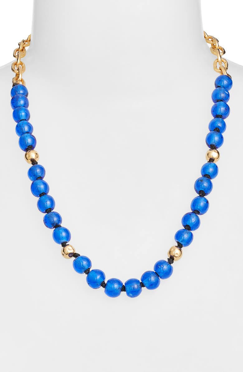 SOKO Umbo Statement Necklace, Alternate, color, Cobalt