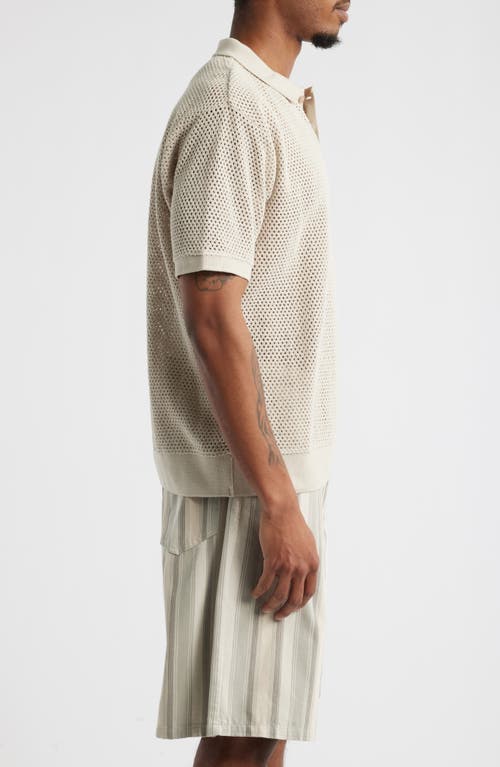 Obey Saratoga Open Stitch Cotton Polo
